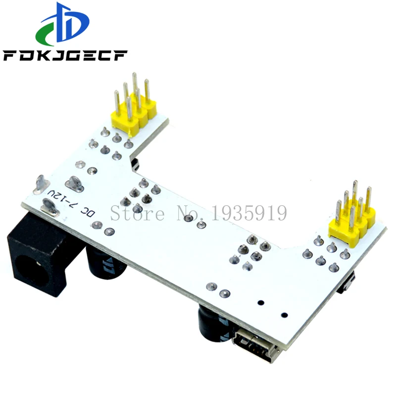 Picture 6: MB102 DC 7-12V MINI USB Interface Breadboard Power Supply Module MB-102 Module 2 Channel Board For Arduino