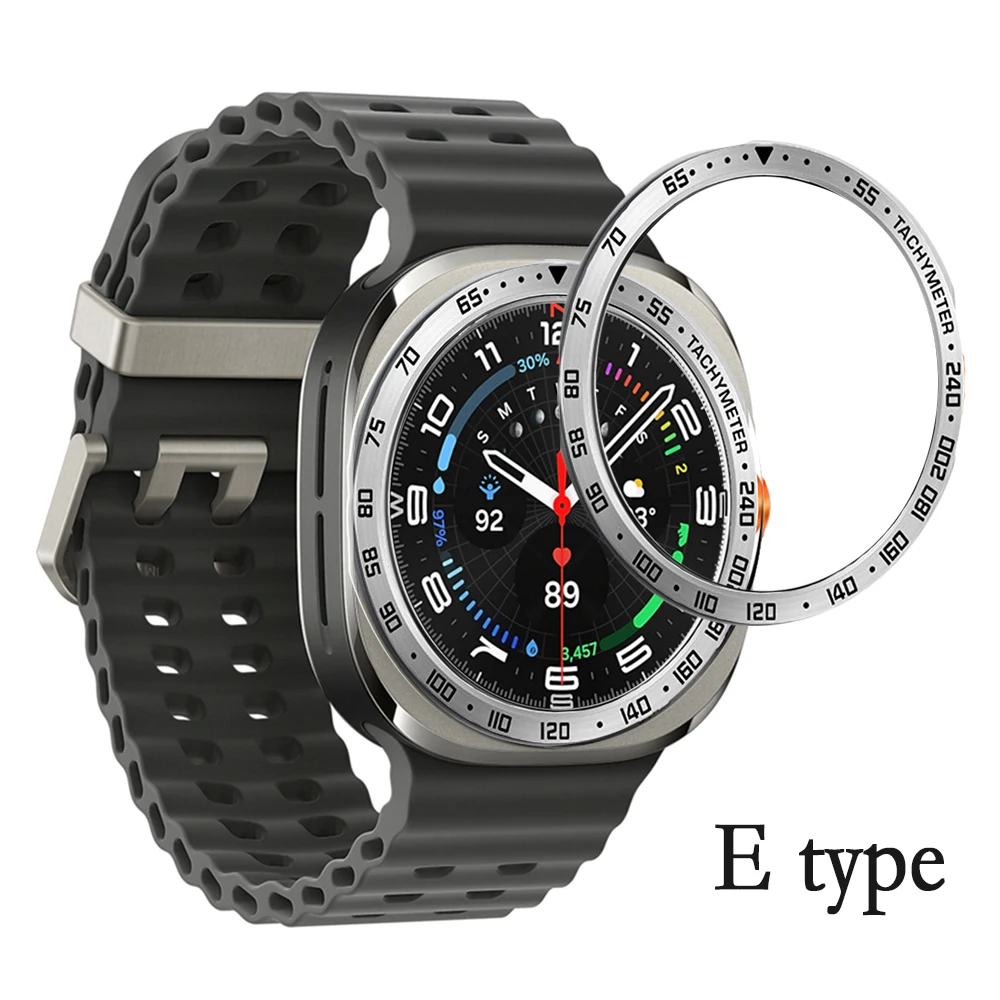 For Samsung Galaxy Watch Ultra Metal Bezel Ring Watch Bezel Styling Frame Case Cover Protection Watch Decorations image 3