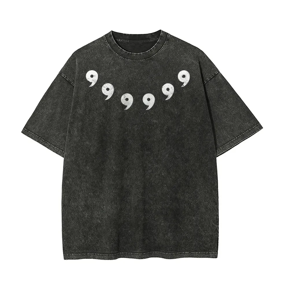 Camiseta Six Paths Magatama Naruto para Hombre, Estilo Acid Wash, Diseño Gráfico Sage Mode, Algodón, Streetwear, Rinnegan, Ninja, Minimalista, Vintage