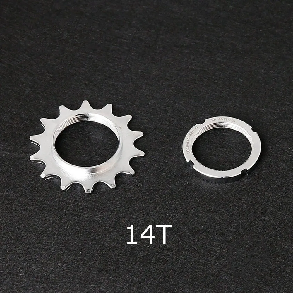 13T/14T/18T Bicycle Flywheel Steel Cog Lock Ring Bike Sprocket Fixed Gear Speed Cog Lock Ring Track For 1/8\\\