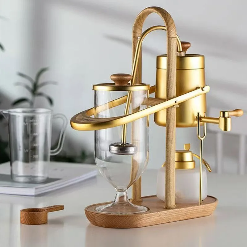 Belgian coffee pot, high-value siphon new retro coffee set, gift box set.