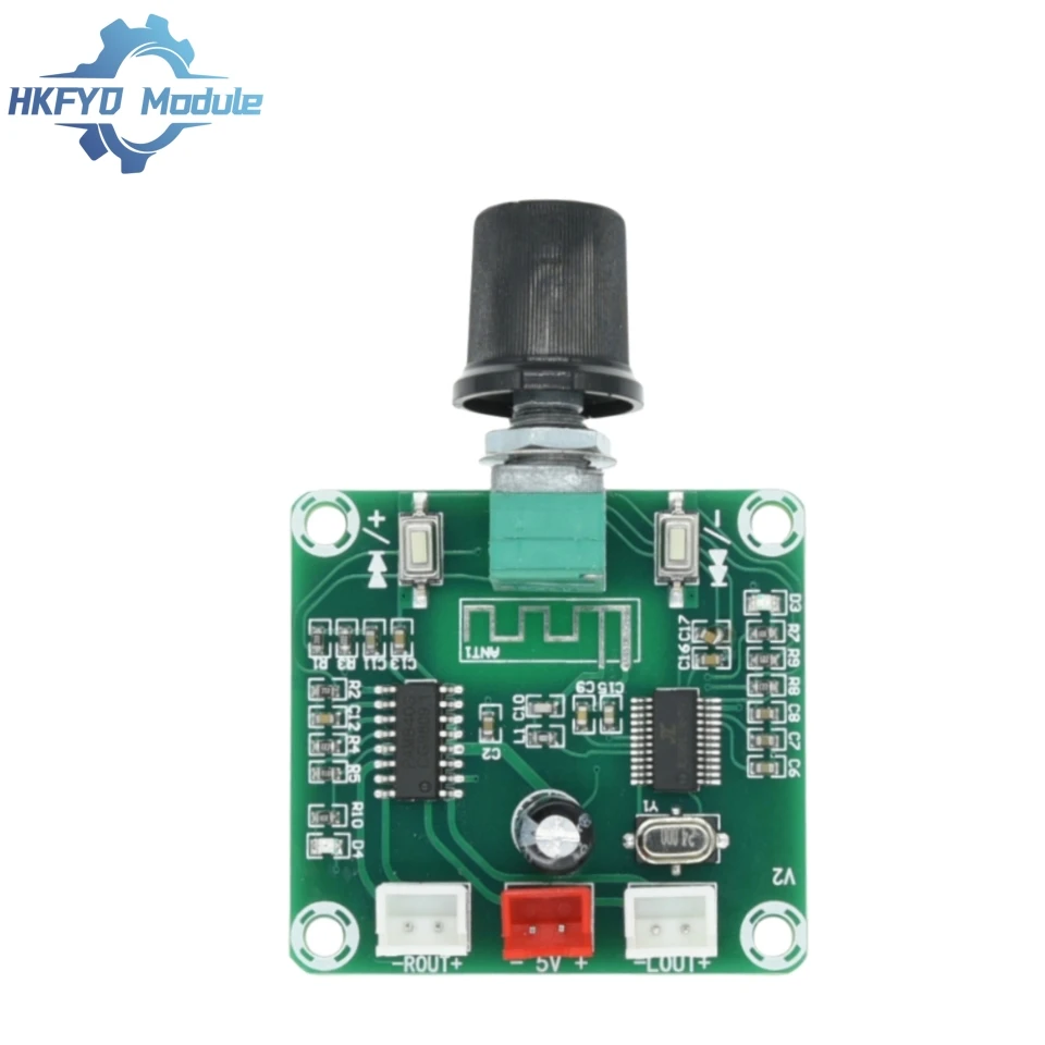 XH-A158 Ultra clear Bluetooth-Compatible 5.0 Audio Power Amplifier Board PAM8403 Small DIY Wireless Speaker 5W*2