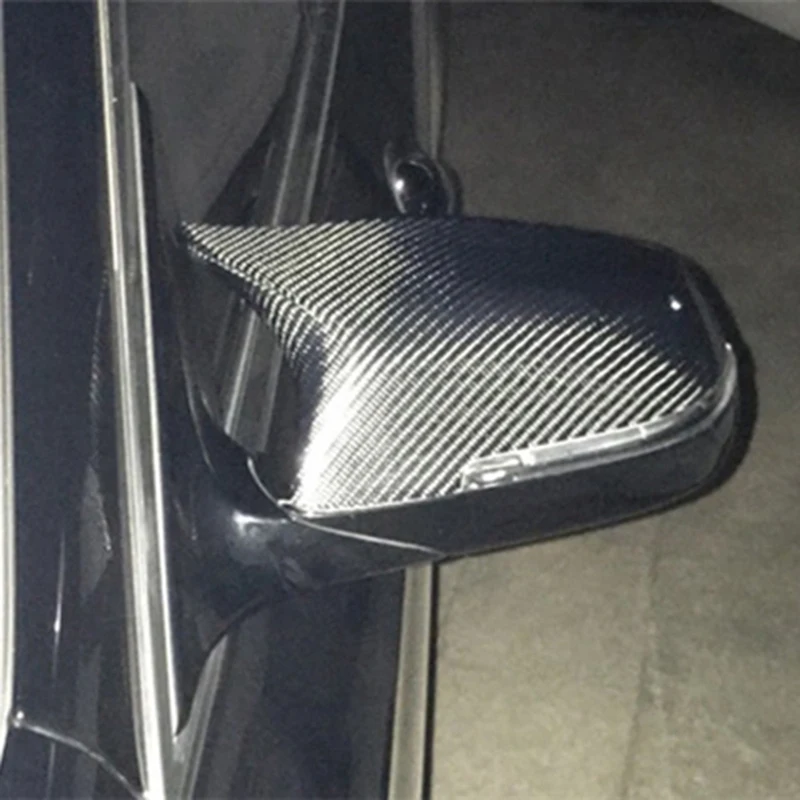 2X Carbon Fiber Mirror Covers Fit For Bmw 5 Series F10/F11/F18 Pre-Lci 11-13 Mirror Caps Replacement Side Mirror