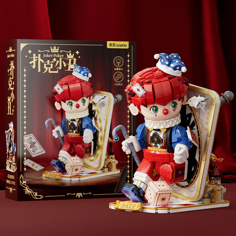 

Weekit Fairytale Town Poker Joker Building Block Cartoon Creative Action Figure Magic Clown Doll Brick Toy Adult Gift For Kid
