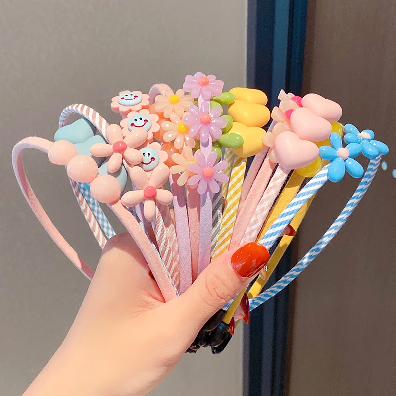 Korean Version of Children's Candy-colored Headband Summer Simple Love