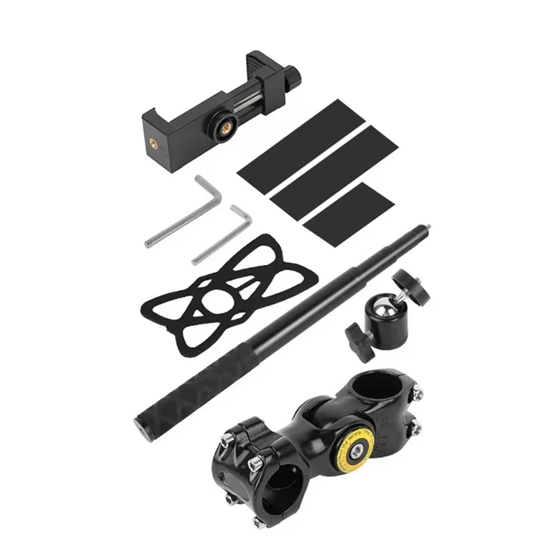 ABGN support de téléphone de vélo support de montage de guidon de moto pour Gopro Max Hero 10 Insta360 X2 caméra d'action