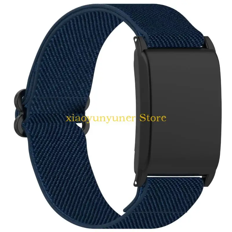 

P9JB Stretchy Replacement Wristband Adjustable Nylon Sport Band Soft & Stretchy Nylon Band Simple Installation for Watch