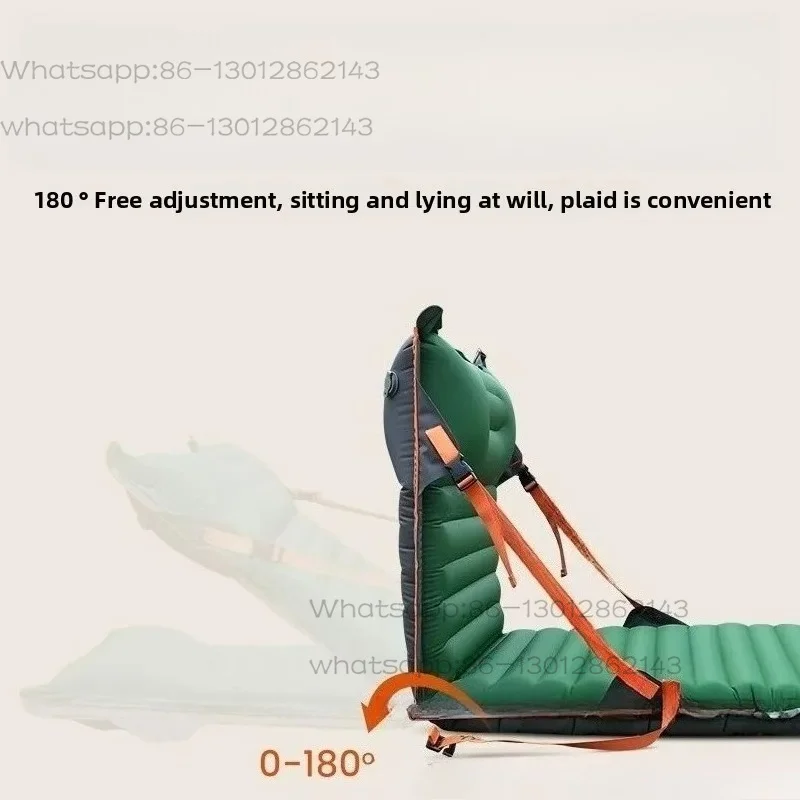 Outdoor Camping Tent Mat Inflatable Bed, Foldable Portable Sit-and-lie Inflatable Bed Cushion