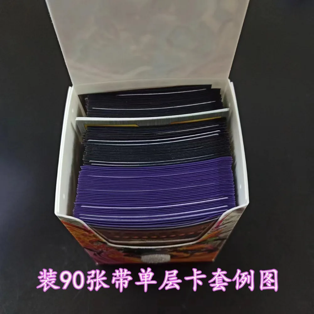 98*70*62mm DIY Yu-Gi-Oh! Sky Striker Ace PP Thema Battle Klittenband Kaartdoos Anime Randapparatuur Game Collection Card Vakantiecadeau