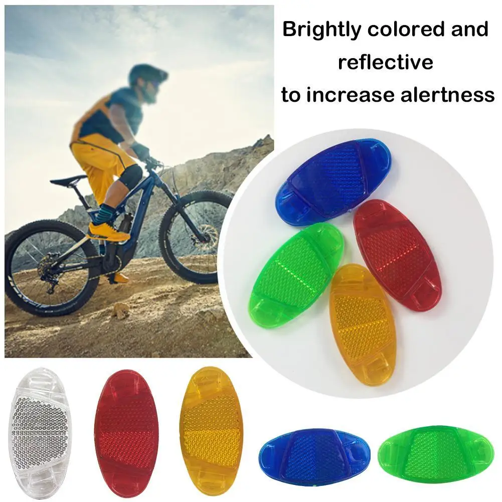 

4PCS Reflectors Cycling Lights Safety Warning Light Bike Spoke Reflector Wheel Rim Reflective Bicycle Reflect Accessories