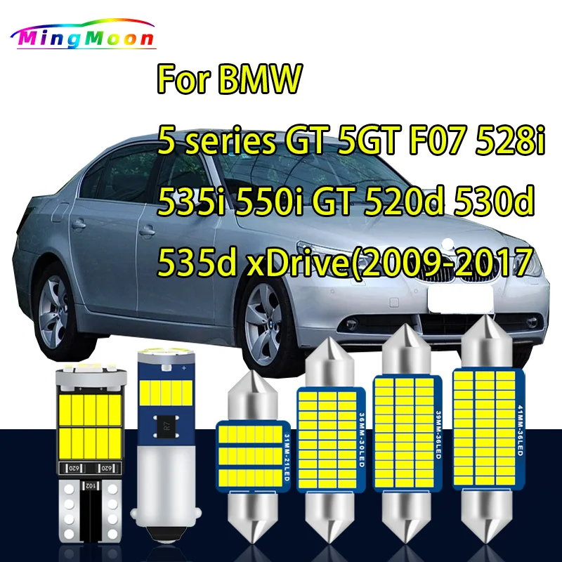 

26Pcs Canbus LED Interior Light Kit For BMW 5 series GT 5GT F07 528i 535i 550i GT 520d 530d 535d xDrive Indoor Car Led Lamp