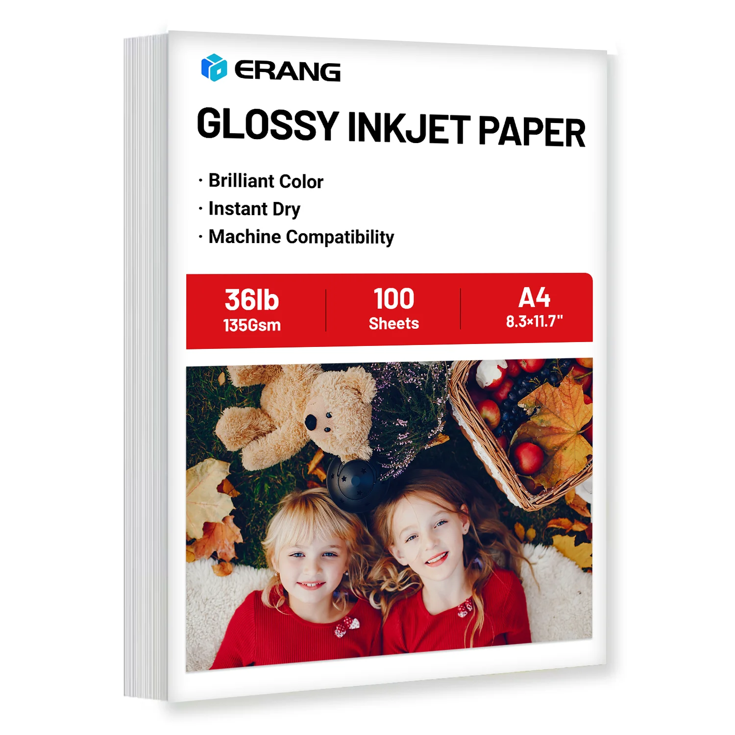 a4-100-sheets-premium-glossy-photo-paper-for-inkjet-printers-135gsm-picture-printing-paper-flyers-calendars-and-brochures
