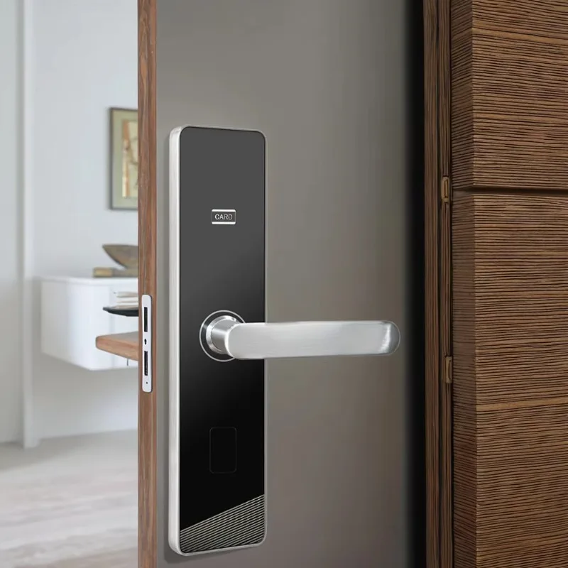 Smart Zinc Alloy Magnetic Induction Electronic Door Lock Password Polished Edition Model Hotel Homestay Rental Room