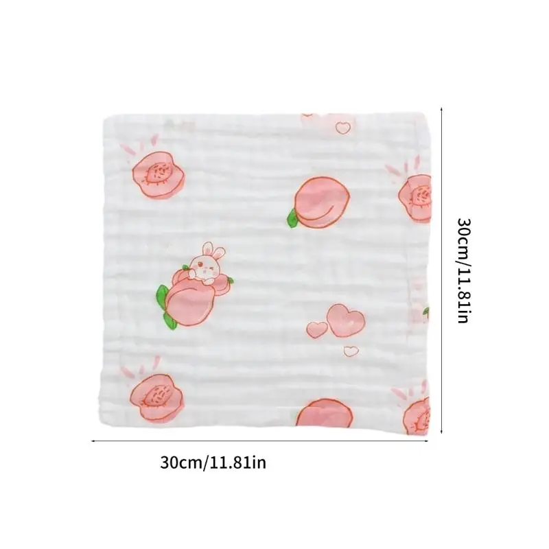 U13F 코튼 베이비 트림 천 부드럽고 통기성 신생아 젖니가 남 시간 부드러운 스킨 케어 30x30cm 수건