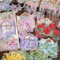Mr. Paper,20pcs/bag,Lily of The Valley Flower Large-sized Sticker，scrapbook Phone Case Diary Decoration Stationery Stickers