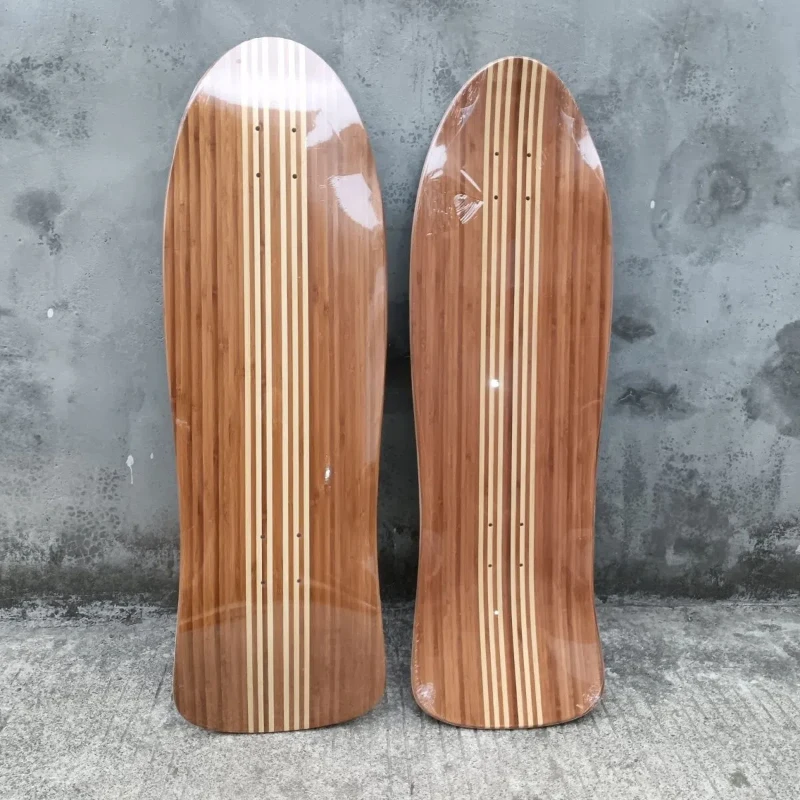

Бамбуковая колода для скейтборда для серфинга, кленовая доска, ретро-местная доска, 32,5-дюймовая доска, доска для серфинга