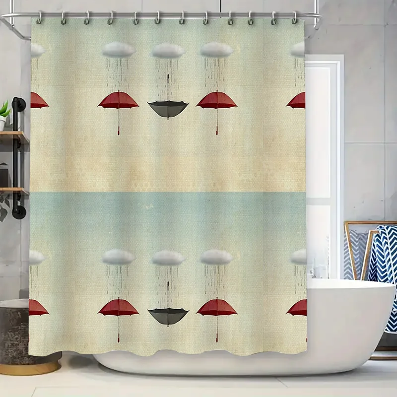 Shower Curtain Rainforest Trees Nature Scenic Bathroom Decor Waterproof Fabric Backdrop