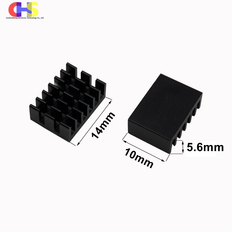 10pcs 14*10*6mm 14x10x5.6 Aluminum Heatsink Radiator Suitable For Electronic Chip CPU Motherboard Graphics Card Heat Dissipation