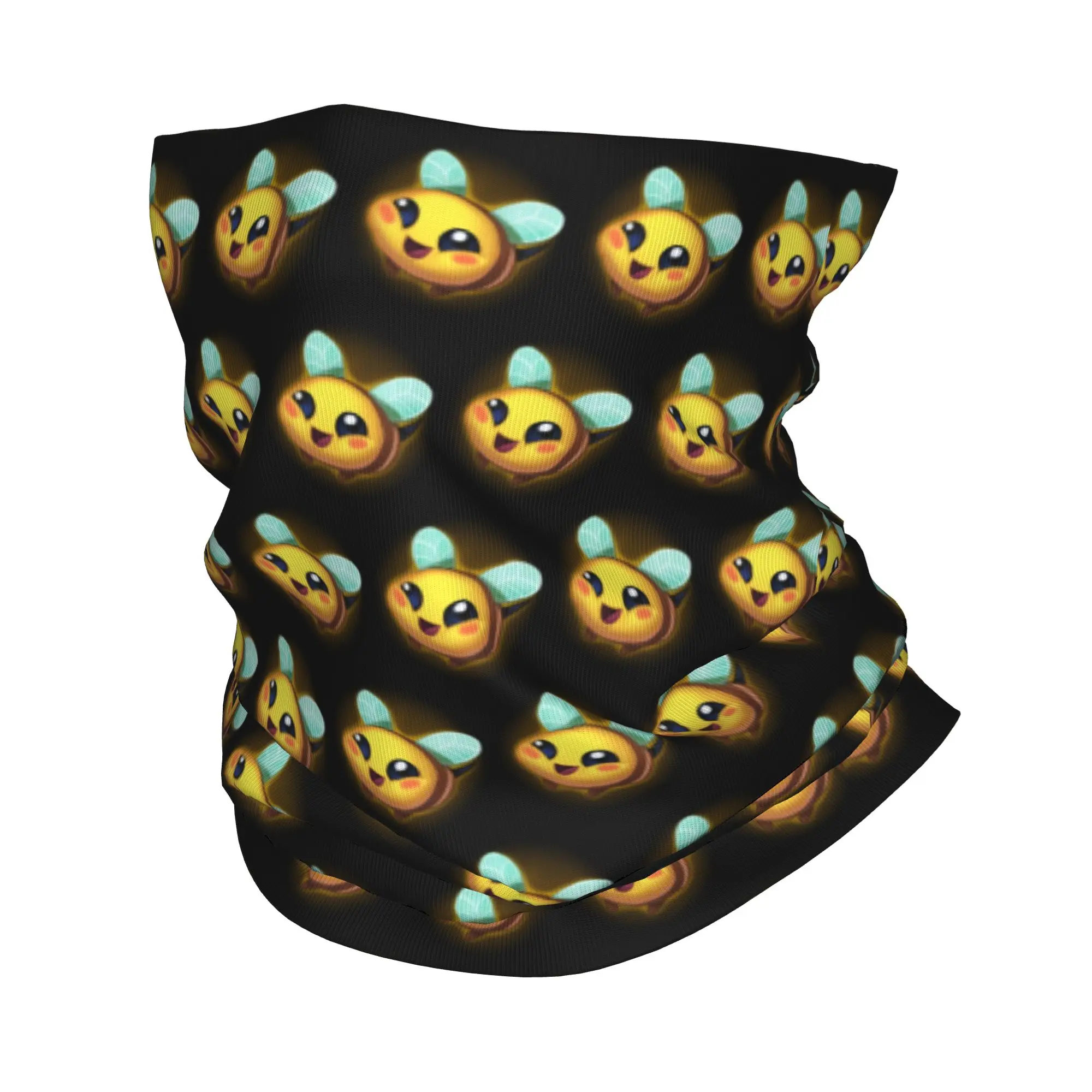 League Video Games Legends Bandana Neck Warmer Men Women Winter Ski Hiking Scarf Gaiter Game Bee Happy Face Cover