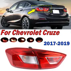 Car Accessories Rear Tail Light Turn Signal Warning Brake Lamp For Chevrolet Cruze Sedan 2017 2018 2019 Auto Taillight Assembly