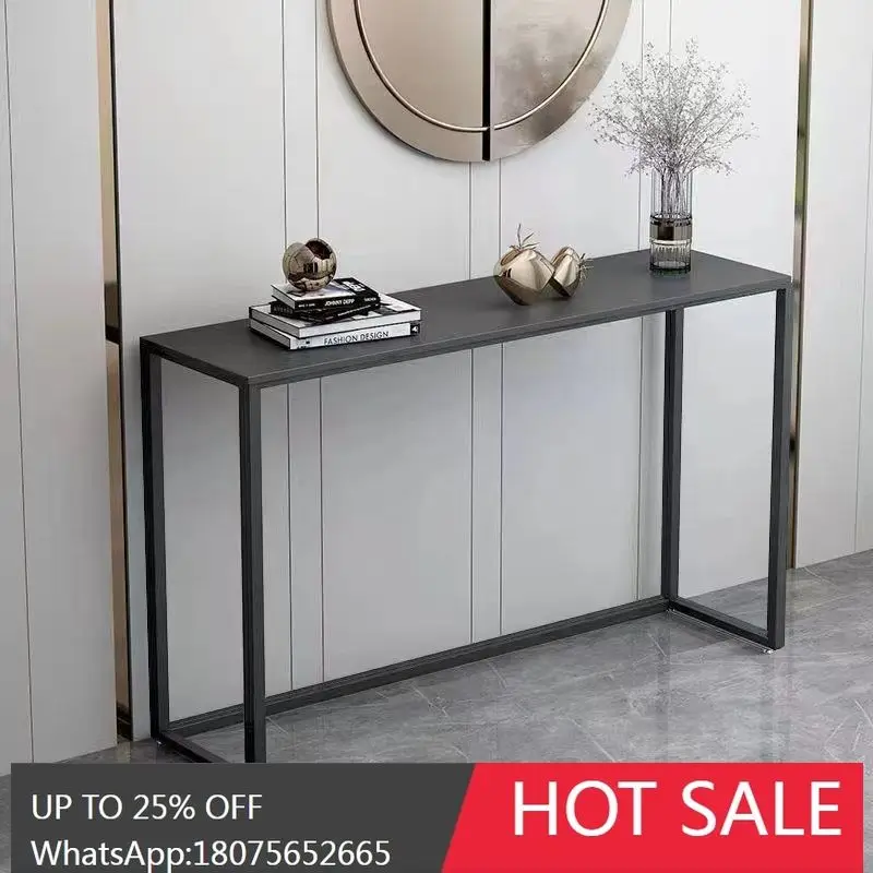 

HLZ European Style Simple Home Light Luxury Entrance Table Storage Rack Cabinet Small Table Wall Shelf Entrance Ornament