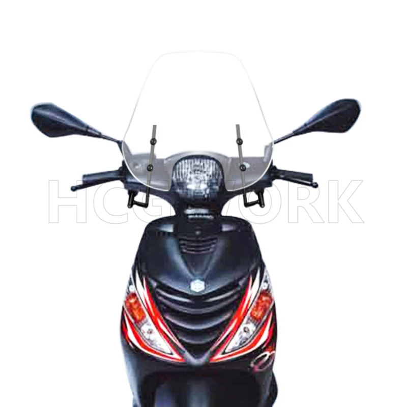 Motorcycle Accessories Windshield Hd Transparent for Piaggio Zip