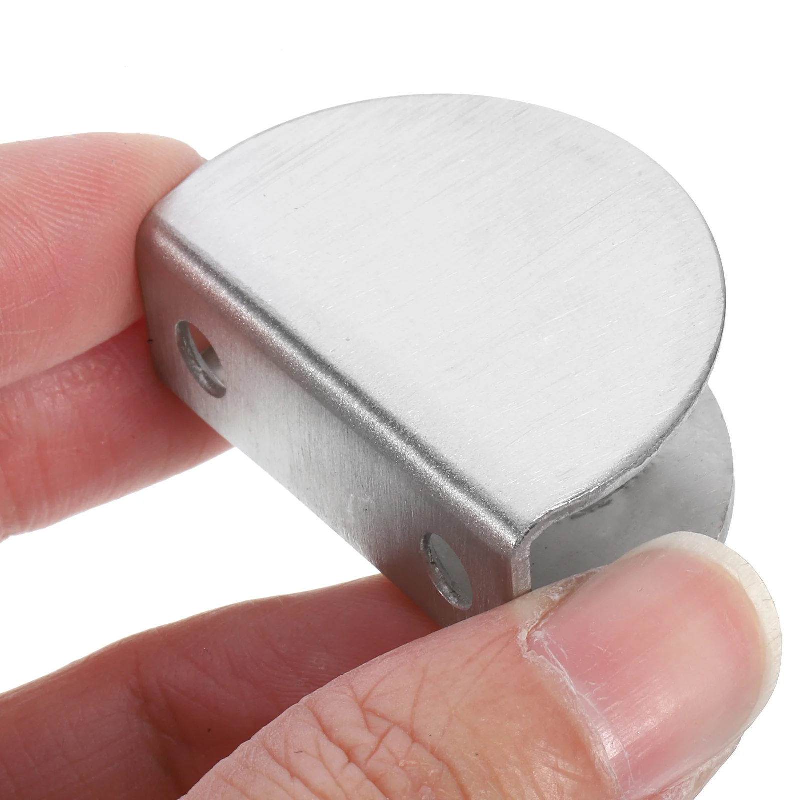 

8pcs Stainless Steel Glass Clips Semicircle Glass Shelf Clamp For Bathroom Mirror Mounting Heavy Duty Shelf Support Pegs