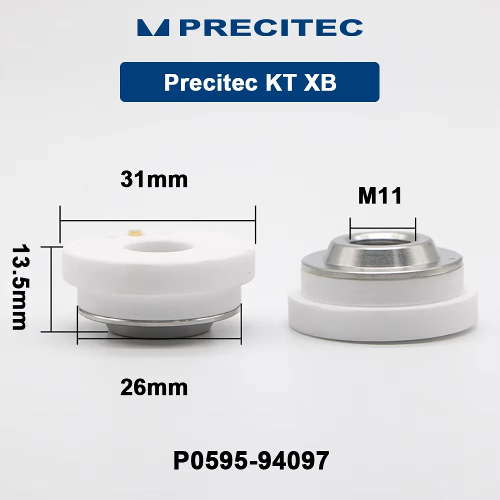 Original Precitec Laser Keramik P0595-92036 KTX P0494-752-00001 KT P0595-94097 KT XB D28 H12 M11 für Faserlaser Schneidkopf – Detail 2