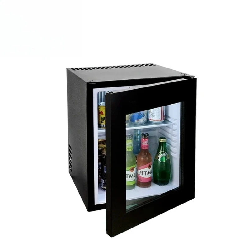Glass door ecological noiseless mini bar refrigerator freezer hotel bedroom supplies portable cooler ref mini bar refrigerator