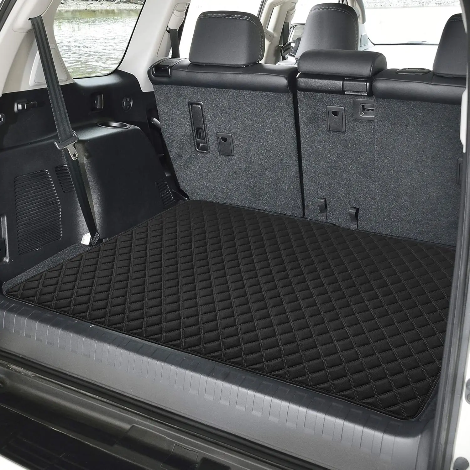 

32" Faux Leather Cargo Liner for Cars, Trucks & SUVs - Waterproof, Anti-Skid, Easy Clean