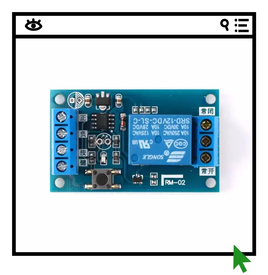 

Модуль бистабильного реле 12В с одной кнопкой для модификации автомобиля, с функцией запуска/остановки одной кнопкой и самоблокирующимся переключателем.