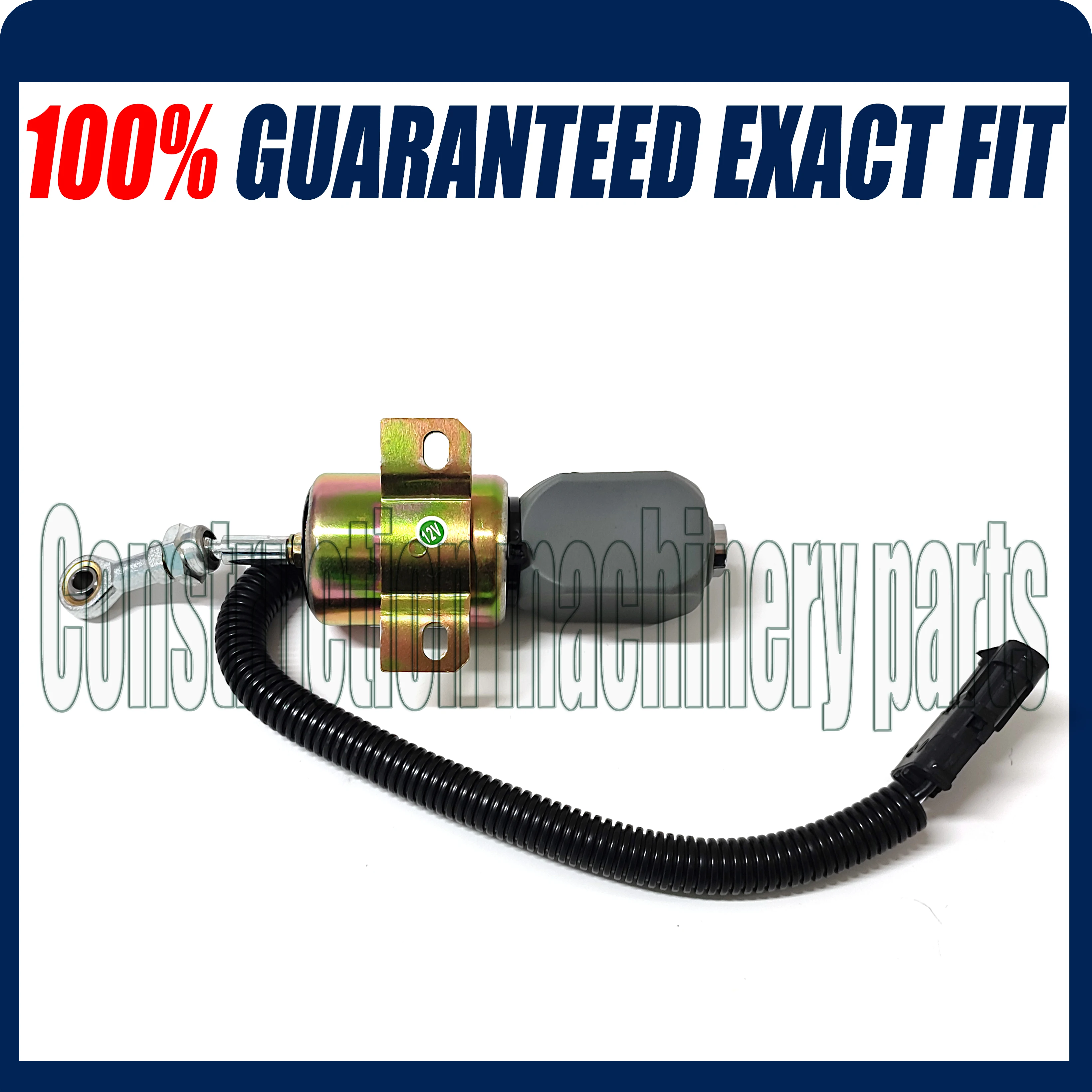 Fuel shutdown solenoid for Cummins 6BT 5.9L, 3991625, SA-4959-24 Hyundai R200-5 R225-7 335-7 24V