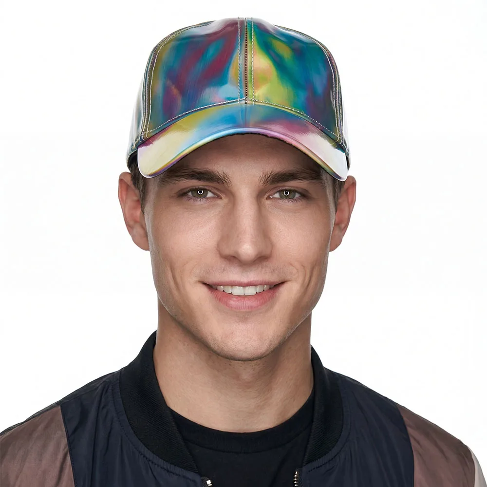 Fashion Marty McFly con licenza per cappello che cambia colore arcobaleno cappellino ritorno al futuro oggetti di scena berretto da Baseball Bigbang