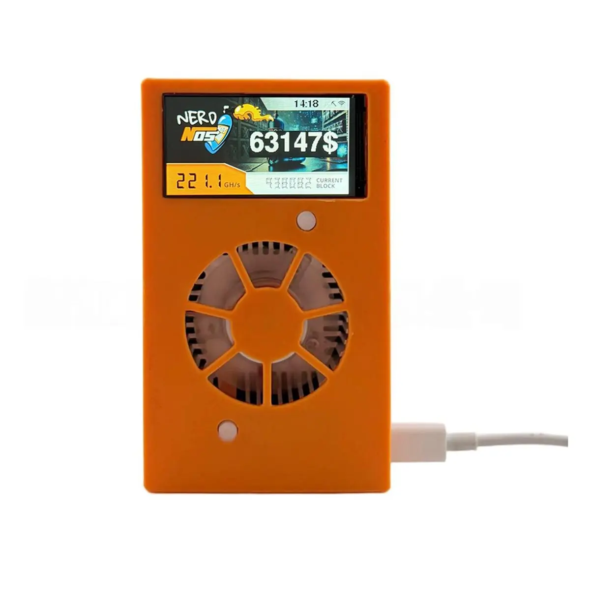 NEW FACTORY~NerdMinering V2MAX 200GH/S Bitcoin Solo Lottery Miner Win 3.125 BTC Miner WiFi Connection Miner EU