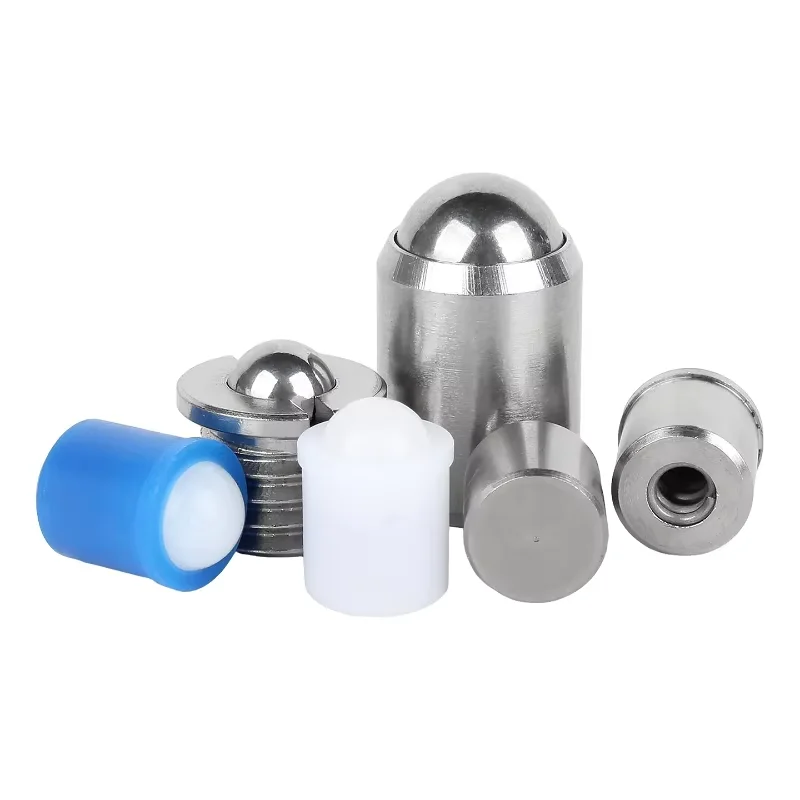 D2/3/4/5/6/8/10/12mm 304 Stainless Steel/POM Straight Type Push Fit Ball Plunger Spring Plunger With Collar And Ball