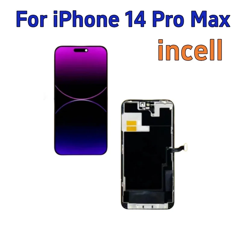 Super OLED Display For iPhone 13 14/15 Pro Max 14 15 Plus LCD Big Notch With barcket 3D Touch Screen Replacement Digitizer