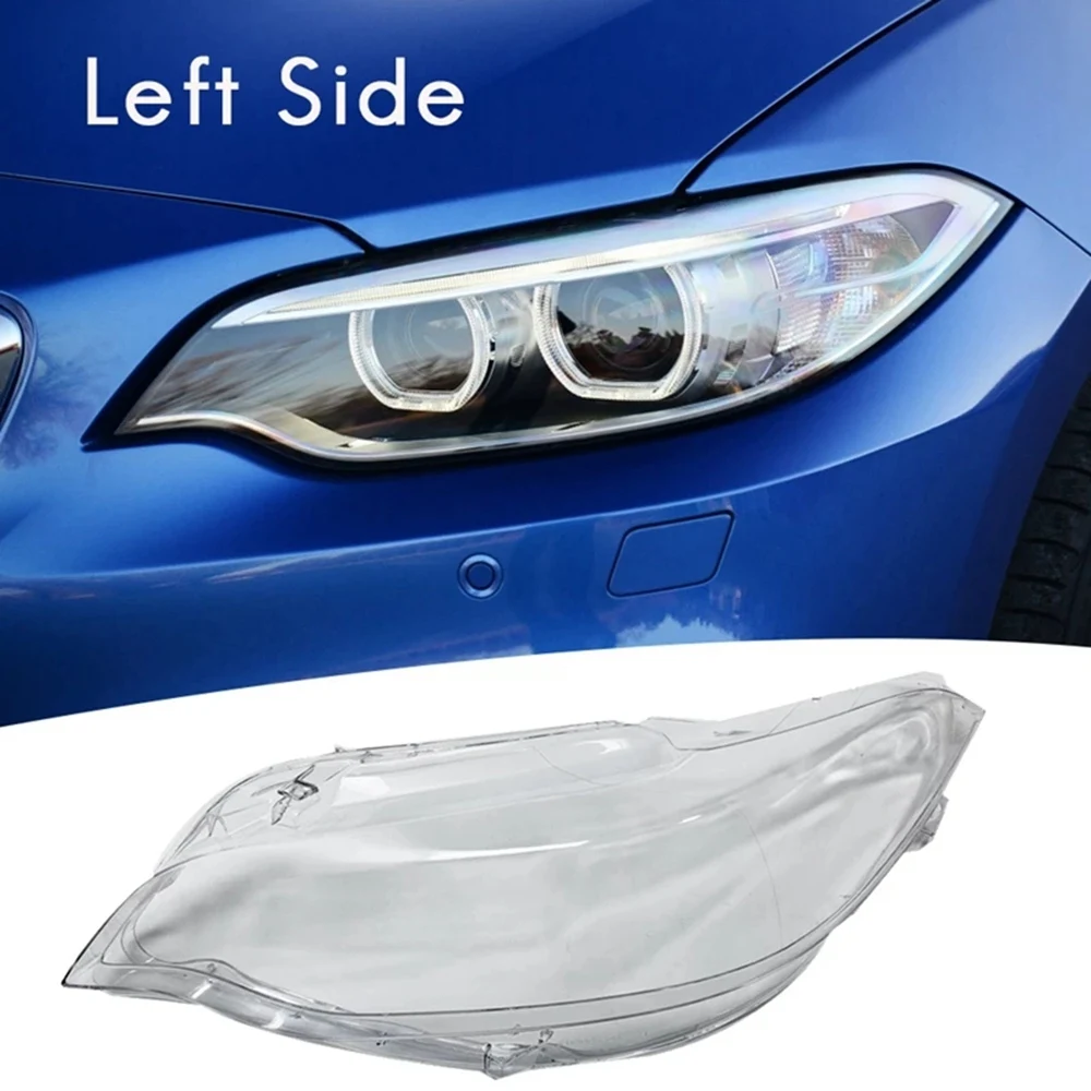 Car Left Side Head Light Lamp Cover Headlight Lamp Shade Headlight Shell Lens for-BMW F22 M2 2 Series Coupe 2014-2020