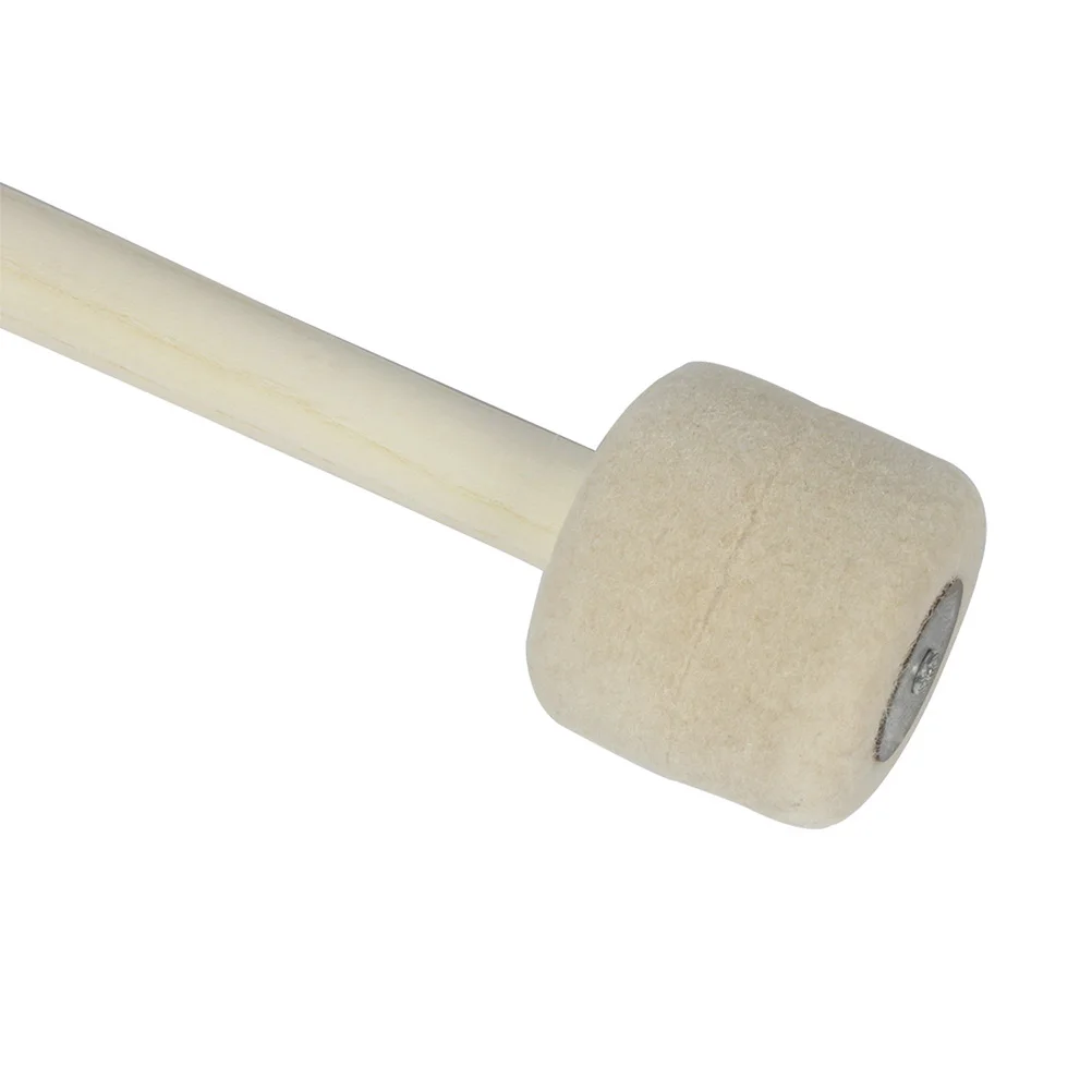 

Wooden Drum Hammer Music Instrument Felt Percussion Drumsticks Accessory Snare Bass