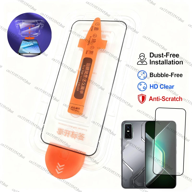 Vidrio para Infinix GT 30 Pro Glass Infinix Smart 9 10 HD 8 Plus Hot 60 Pro Protector de pantalla sin polvo para Infinix GT 30 Pro Glass