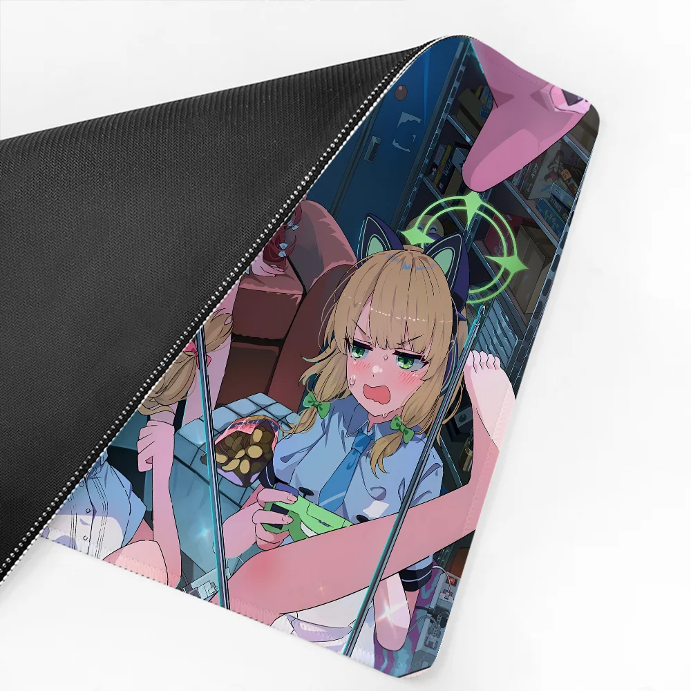 Alice Tendou Blue Archive Game Anime Mousepad Mouse Mat Desk Mat With Pad gaming accessories Prime Gaming XXL Keyboard Pad