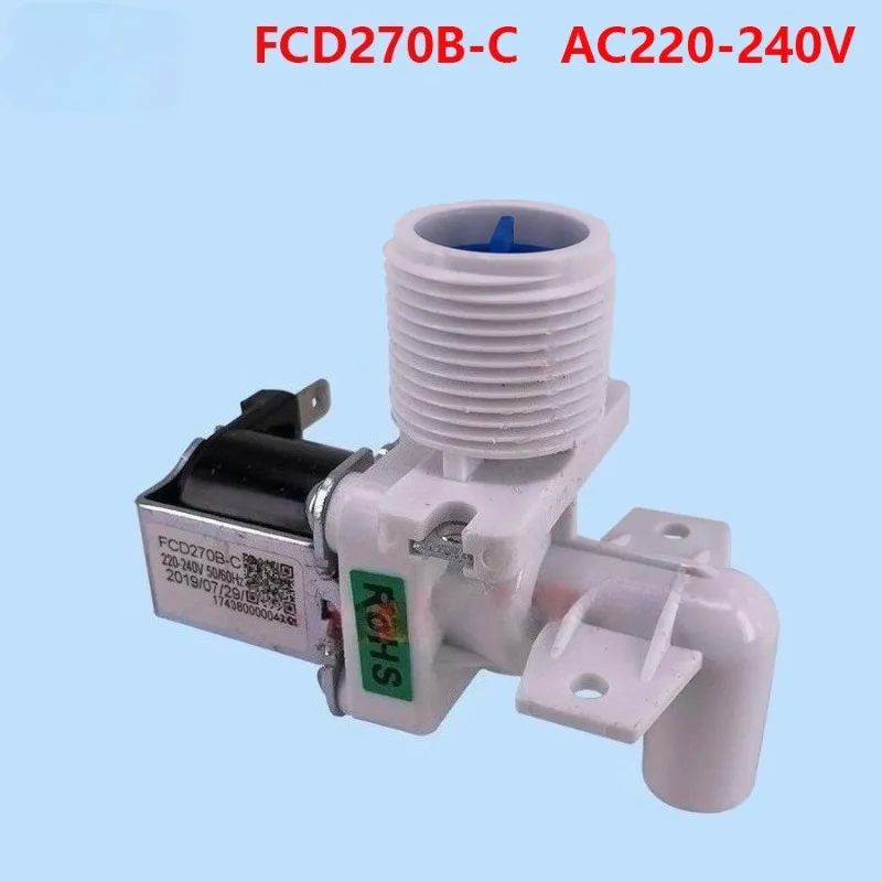 Suitable for Midea automatic washing machine inlet valve elbow solenoid valve FCD270B-C AC220