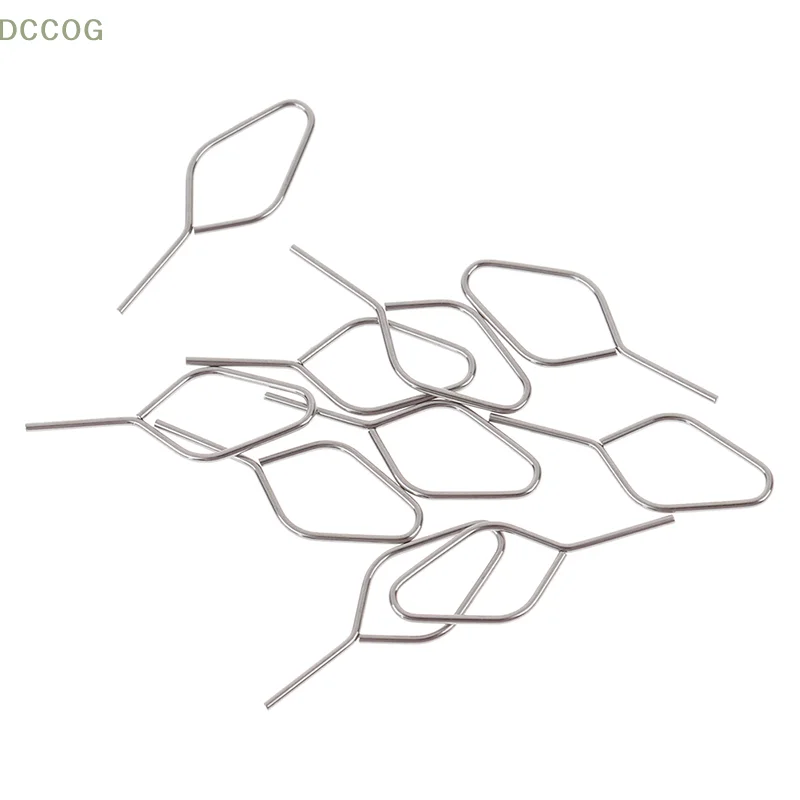 دبوس درج بطاقة Sim معدني عالمي للهاتف ، أدوات إزالة الإخراج ، أداة فاتحة الإبر ، الإبرة ، القاذف ، 10 من من من الأدوات
