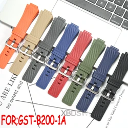 Resin Strap Suitable for Casio GST-B200-1A Men's Watch Band Rubber Replacemnet Strap GST-B200 Bracelet Watch Accessories