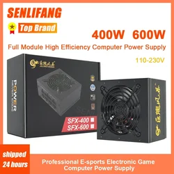 Brand New 110V-230V 600W Gaming PC High Efficiency Power Supply 400W PSU For SFX Micro Full Modular PC PSU 80Plus Bronze