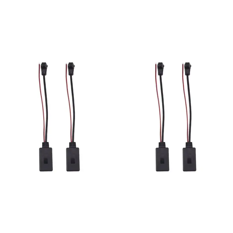 4Pcs Car Bluetooth Audio Receiver For Pioneer Ip-Bus 11Pin Bluetooth Aux Receiver Adapter-A08Q