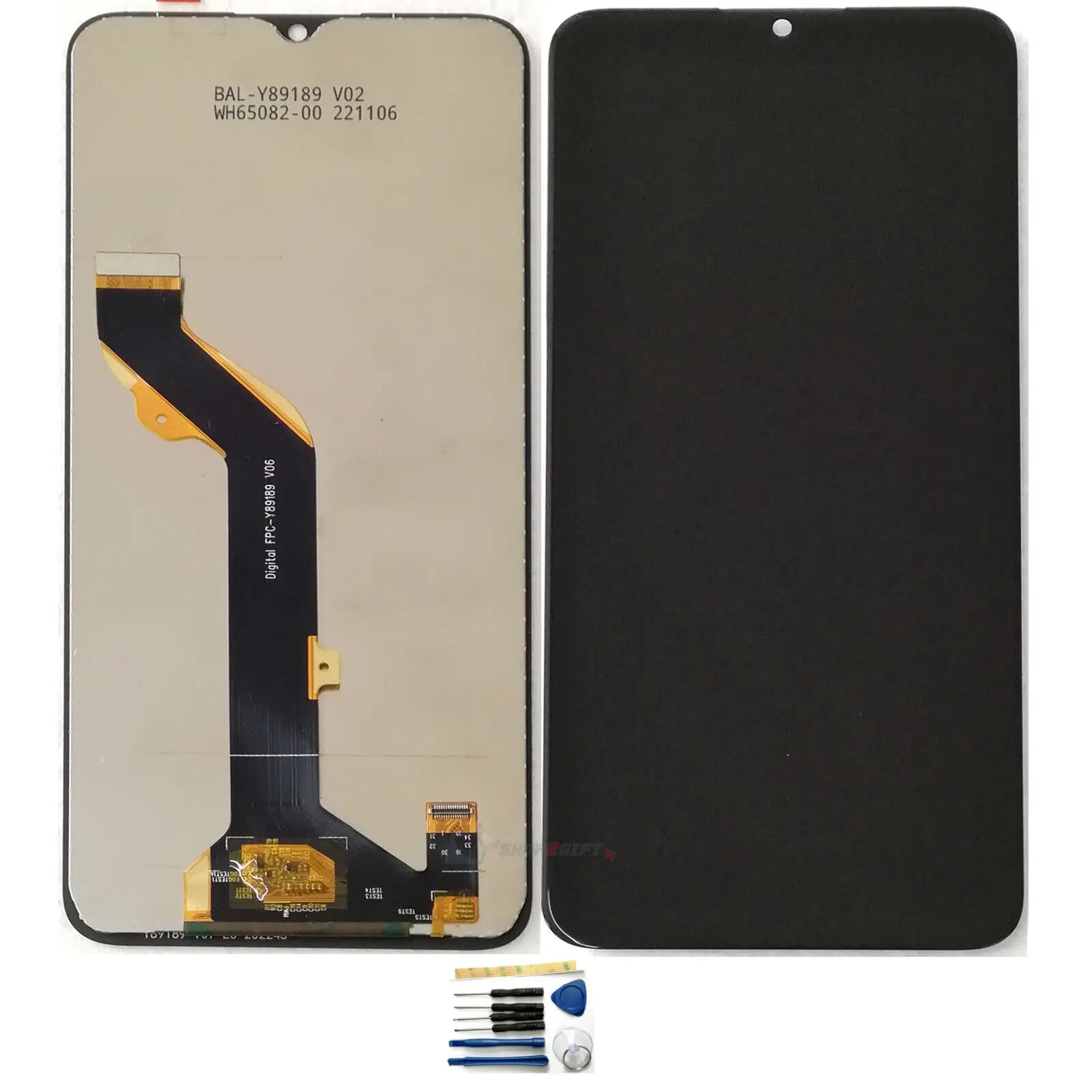 

6.6" For TCL 405 406 408 T506D T507D1 T507A T507U T507U1 T507U2 T507J LCD Display Touch Screen