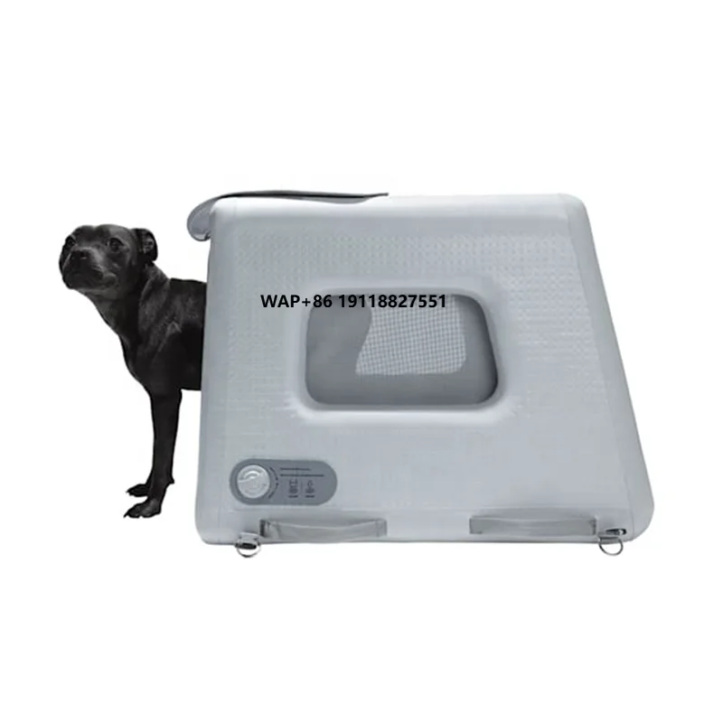 

Quick Inflate Deflate Pet House Lightweight Dog Crate Drop Stitch Inflatable Dog Kennel