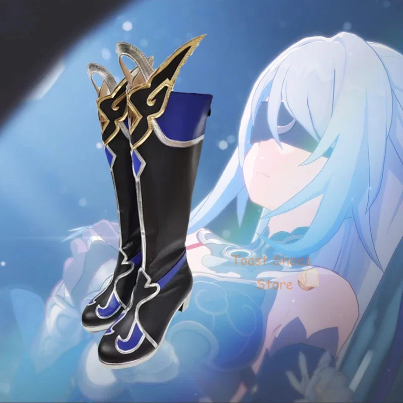 Honkai Star Rail Jingliu Cosplay Schoenen Komisch Anime Spel Voor Con Halloween Cosplay Kostuum Prop Schoenen Sexy Laarzen