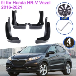 for Honda HR-V HRV HR V Vezel 2016 2017 2018 2019 2020 2021 Mud Flaps Mudguards Splash Guards Rear Fender Flare 4Pcs Accessories