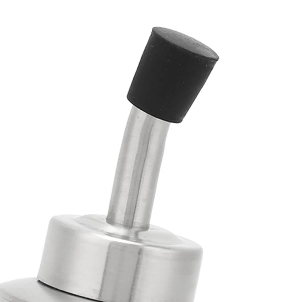 Convenient 304 Stainless Steel Olive Oil Dispenser 150ml Vinegar Cruet Bottle Liquid Condiment Holder Hotel Use